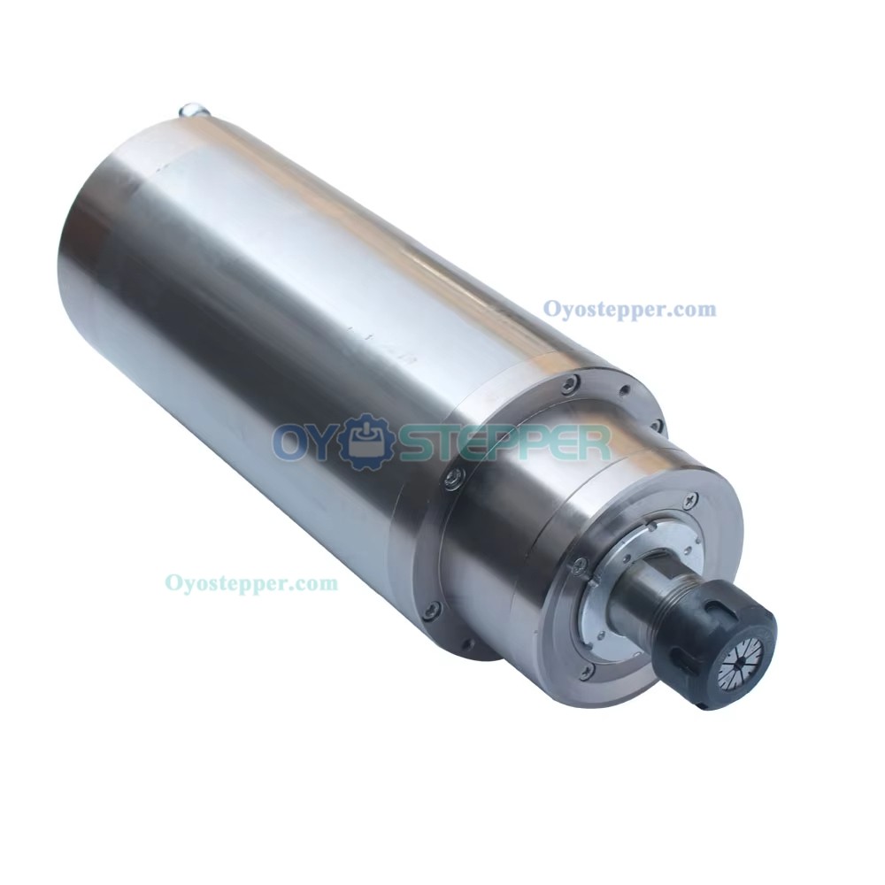 4.5KW 220V/380V Water Cooled Spindle Motor Kit +5.5KW VFD Inverter + 125mm Clamp+100W Water Pump